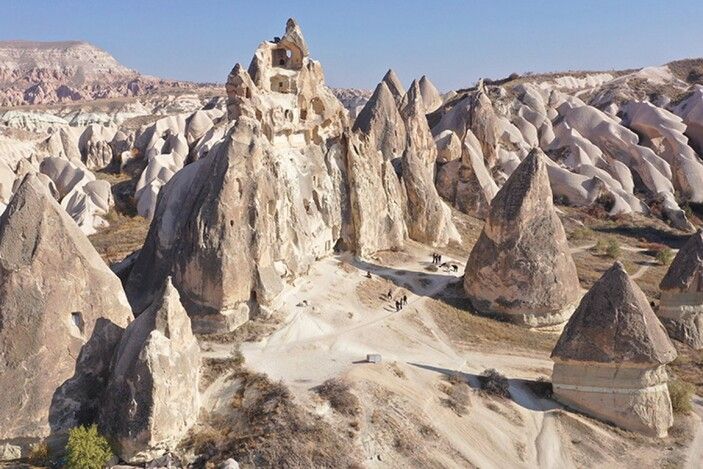 Nevşehir peribacaları ve kaplıcalarına yoğun ilgi