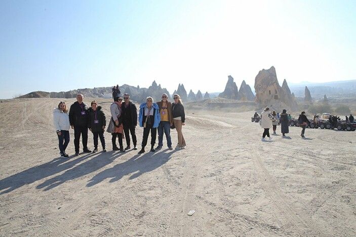 Nevşehir peribacaları ve kaplıcalarına yoğun ilgi