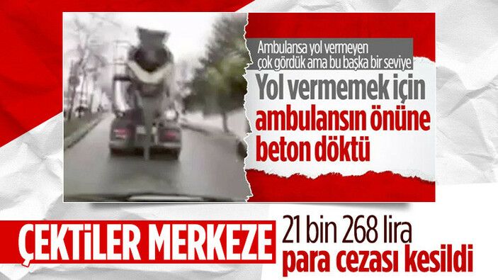 Fahrettin Koca: Ambulansa yol vermeyen sürücüye 21 bin 268 TL para cezası uygulandı